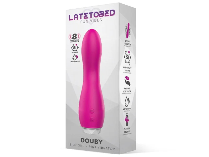Douby Vibrador Silicona Rosa