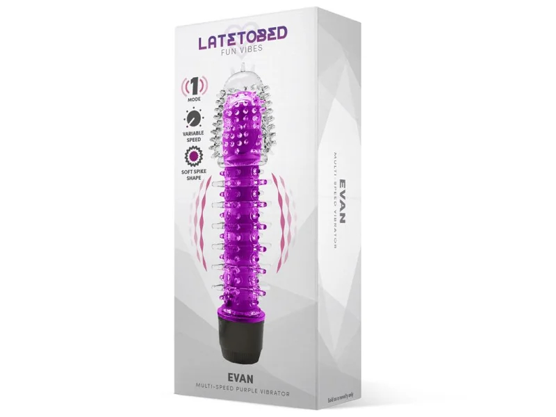 Evan Vibrador Multi Velocidad Purpura
