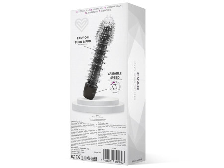 Evan Vibrador Multi Velocidad Negro Evan Vibrador Multi Velocidad Negro
