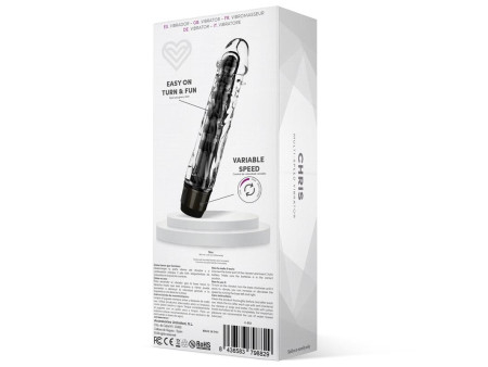 Chris Vibrador Multi Velocidad Negro Chris Vibrador Multi Velocidad Negro
