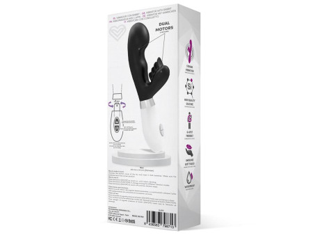 Sliper Vibrador Conejito Silicona Negro