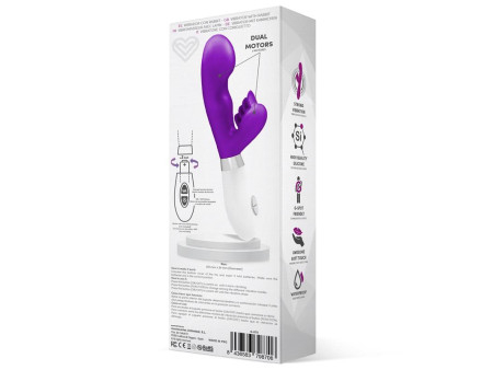 Sliper Vibrador Conejito Silicona Purpura