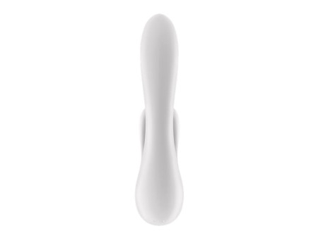Double Flex Vibrador Punto G 3 Motores Satisfyer APP Connect Blanco