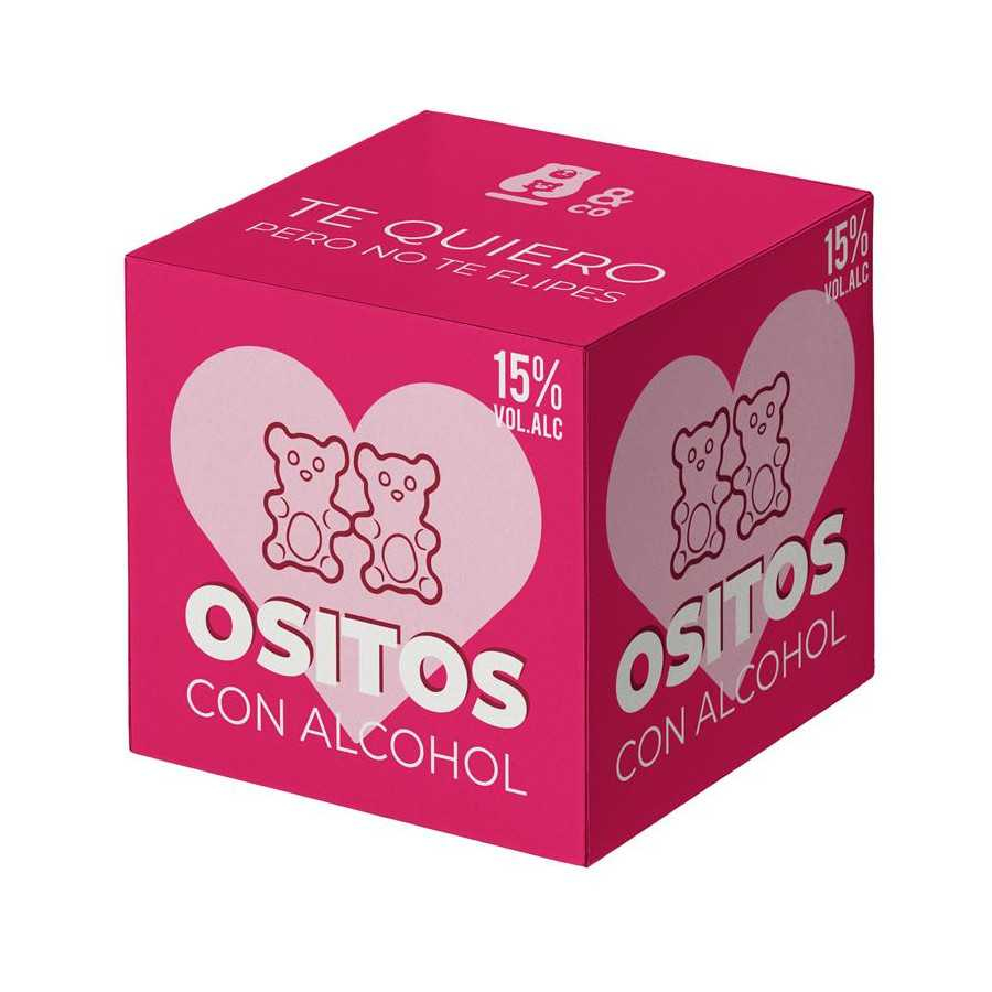 Ositos con Alcohol 15 Sabor Fresa y Ginebra 70 gr