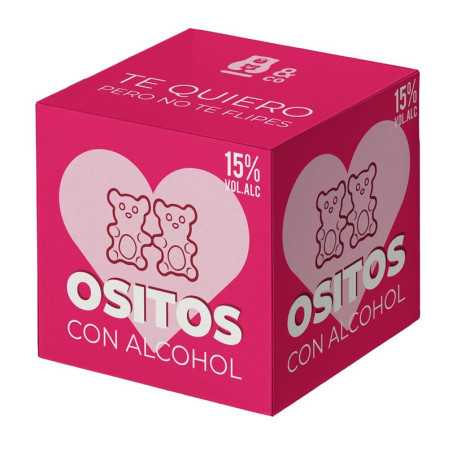 Ositos con Alcohol 15 Sabor Fresa y Ginebra 70 gr