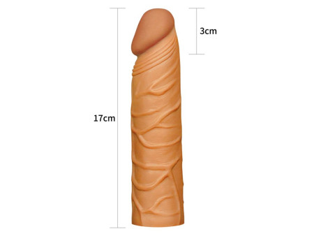 Funda para el Pene Pleasure X Tender Marron Funda para el Pene Pleasure X Tender Marron