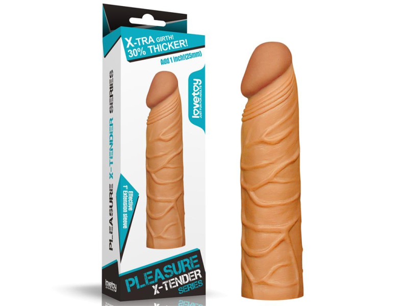 Funda para el Pene Pleasure X Tender Marron