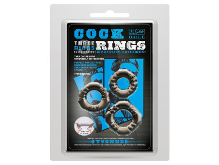 Set 3 Anillos para el Pene