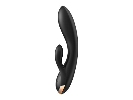 Double Flex Vibrador Punto G 3 Motores Satisfyer APP Connect Negro