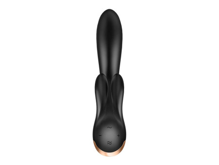 Double Flex Vibrador Punto G 3 Motores Satisfyer APP Connect Negro