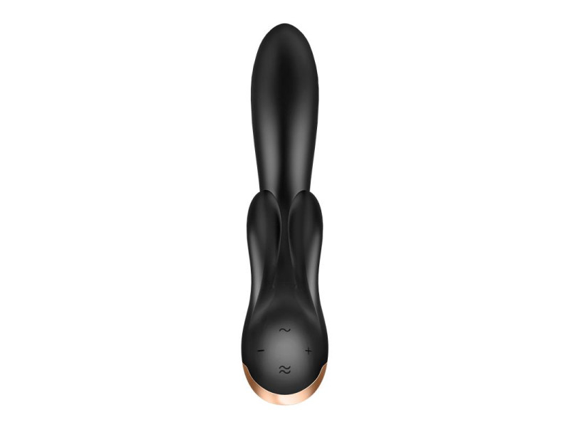 Double Flex Vibrador Punto G 3 Motores Satisfyer APP Connect Negro