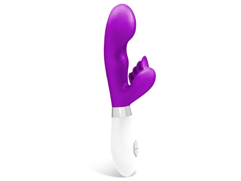 Sliper Vibrador Conejito Silicona Purpura