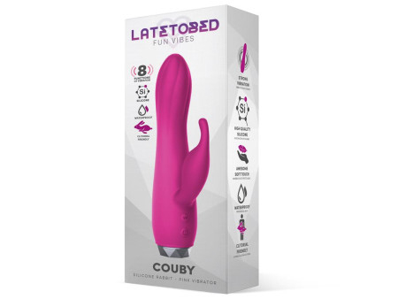 Couby Vibrador de Conejito Silicona Rosa