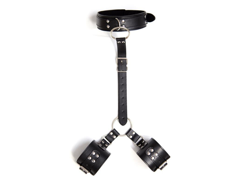 Collar con Restricciones Ajustable Negro Collar con Restricciones Ajustable Negro