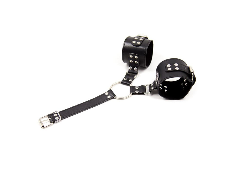 Collar con Restricciones Ajustable Negro