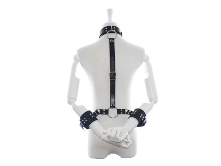 Collar con Restricciones Ajustable Negro Collar con Restricciones Ajustable Negro