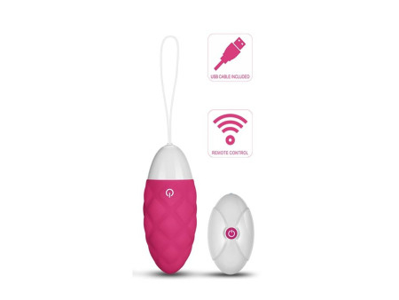 Huevo Vibrador iJoy Control Remoto USB Rosa