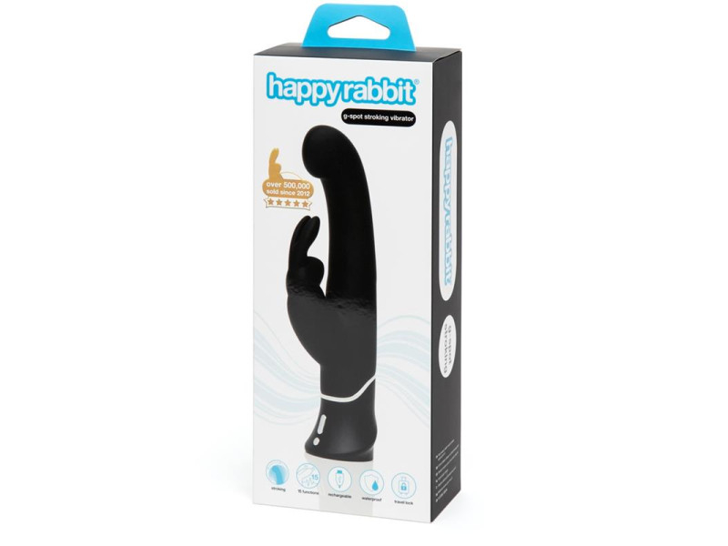 Vibrador G Spot Stroker Rabbit Negro