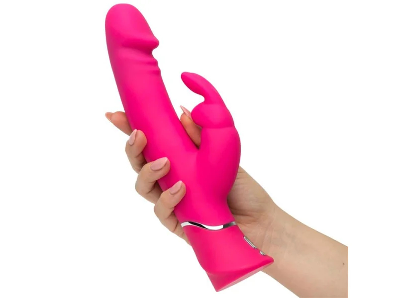 Vibrador Realistic Dual Density Rabbit Rosa