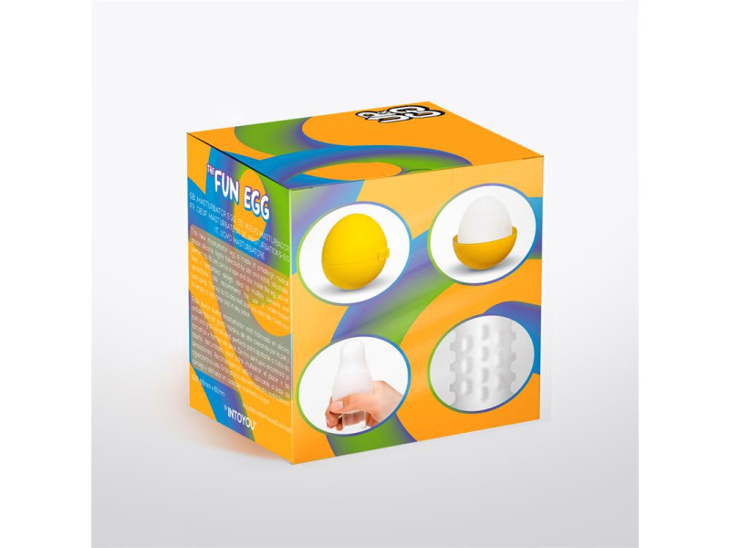 Grovy Huevo Masturbador Elastico Amarillo