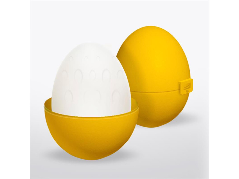 Grovy Huevo Masturbador Elastico Amarillo