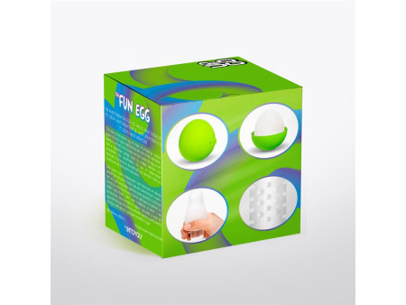 Bumpy Huevo Masturbador Elastico Verde