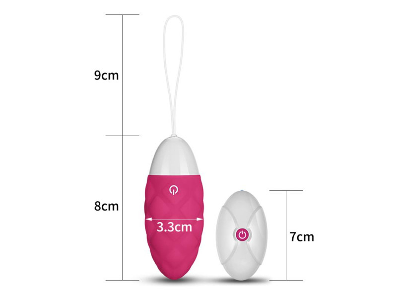 Huevo Vibrador iJoy Control Remoto USB Rosa
