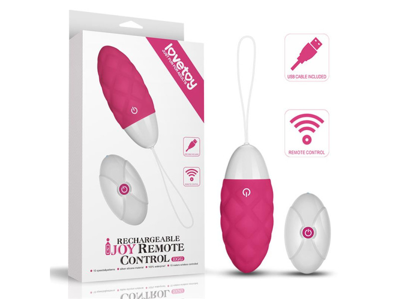 Huevo Vibrador iJoy Control Remoto USB Rosa