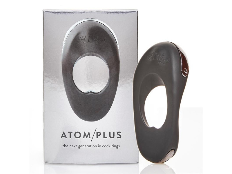 Anillo Vibrador Atom Plus Estimulacion Perianal Negro