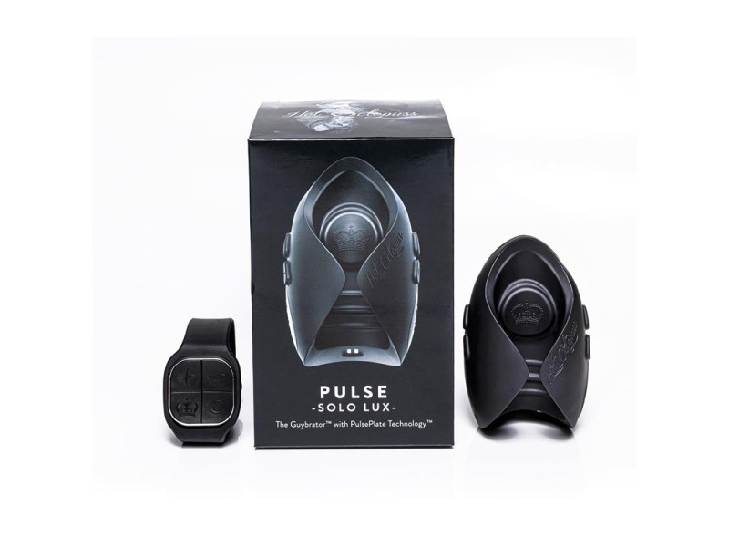 Masturbador Masculino Pulse Solo Lux Negro Masturbador Masculino Pulse Solo Lux Negro