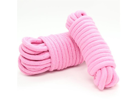 Cuerda de Bondage de Algodon 10 Metros Rosa