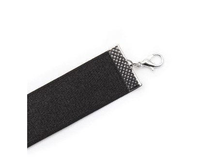 Collar con Lazo y Cascabel 29 cm Negro M