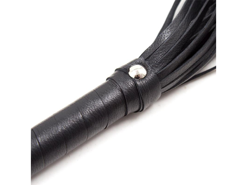 Flogger Mango de Metal 69 cm Negro