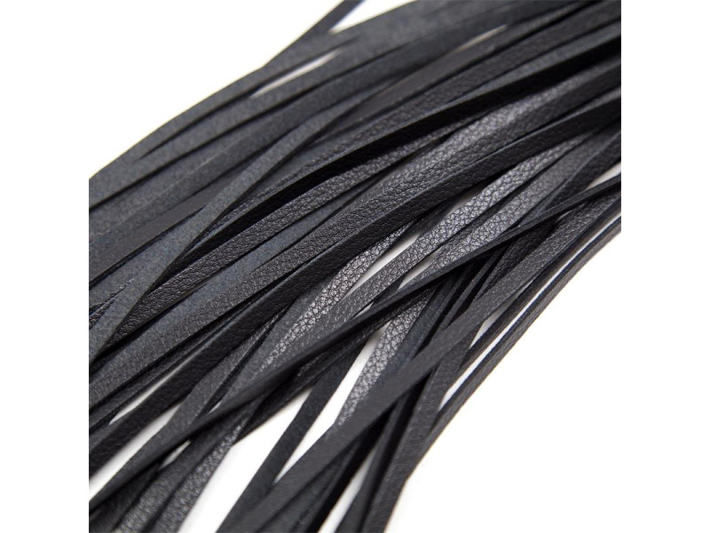 Flogger Mango de Metal 69 cm Negro