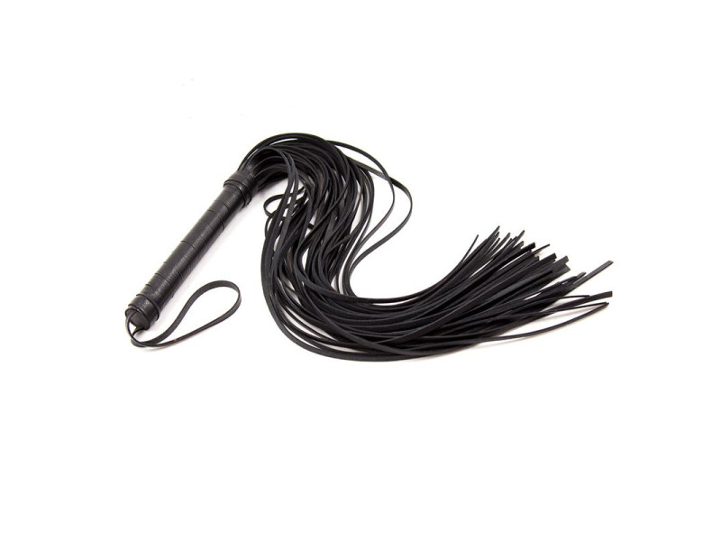 Flogger Mango de Metal 69 cm Negro