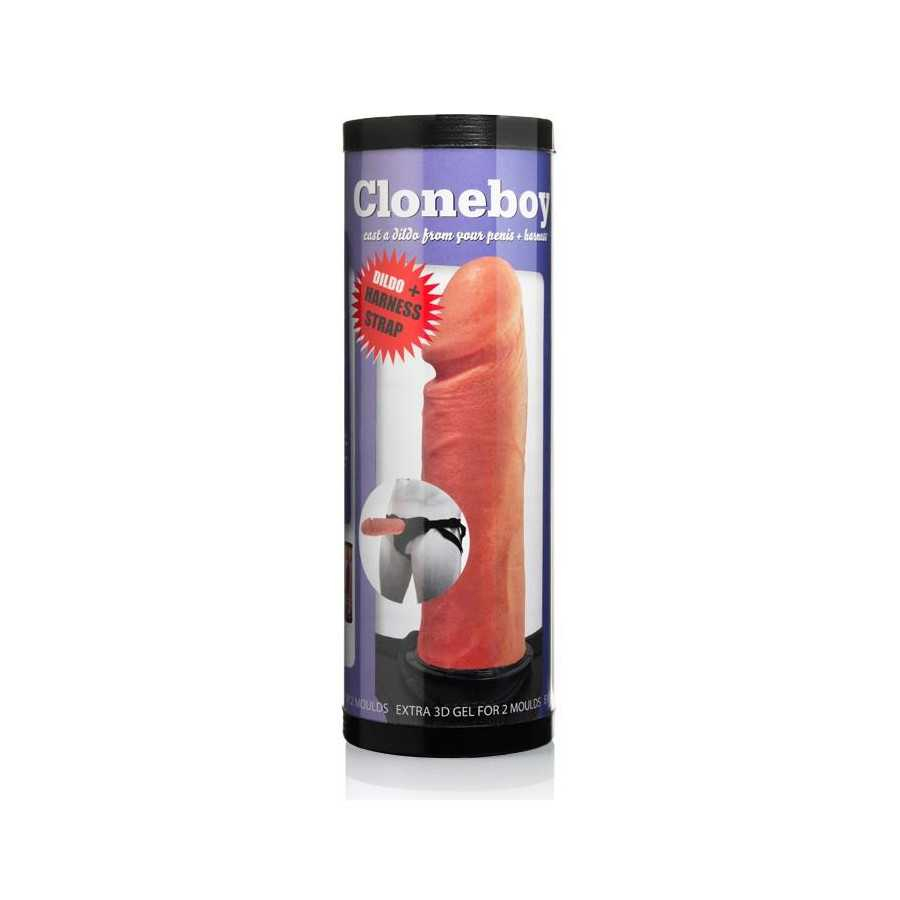 Clonador Dildo con Arnes Natural