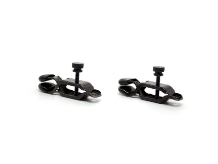 Pinzas para Pezones Ajustables Metal Negras