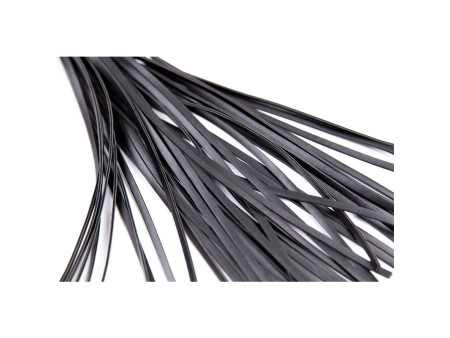Flogger con Mango Brillante 44 cm Negro Flogger con Mango Brillante 44 cm Negro