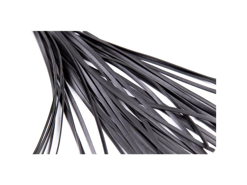 Flogger con Mango Brillante 44 cm Negro