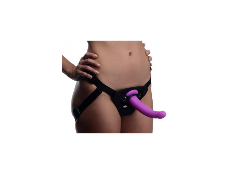 Navigator Arnes con Dildo Punto G Purpura