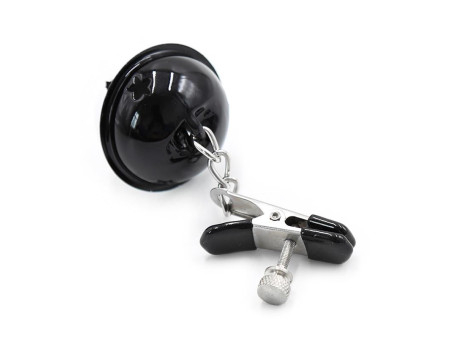 Pinzas para Pezones con Cascabeles Blanco Negro