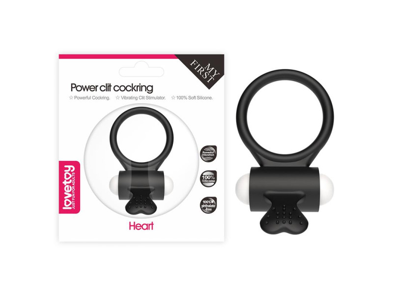 Anillo Vibrador Power Clit Negro