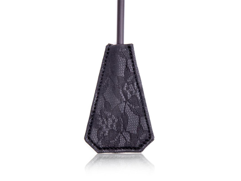 Plumero y Pala con Encaje 2 en 1 56 cm Negro