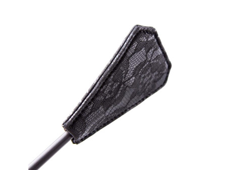 Plumero y Pala con Encaje 2 en 1 56 cm Negro