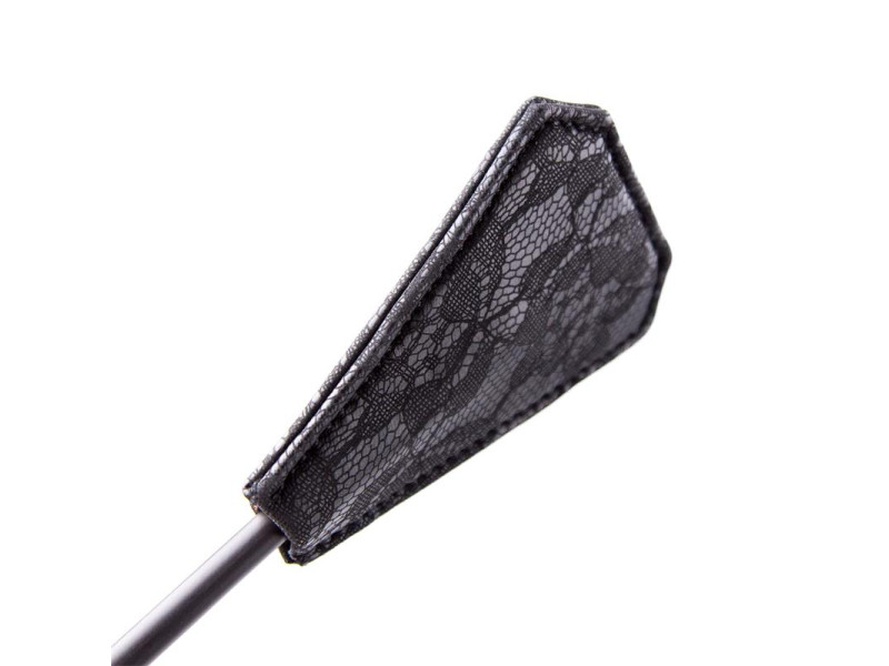 Plumero y Pala con Encaje 2 en 1 56 cm Negro