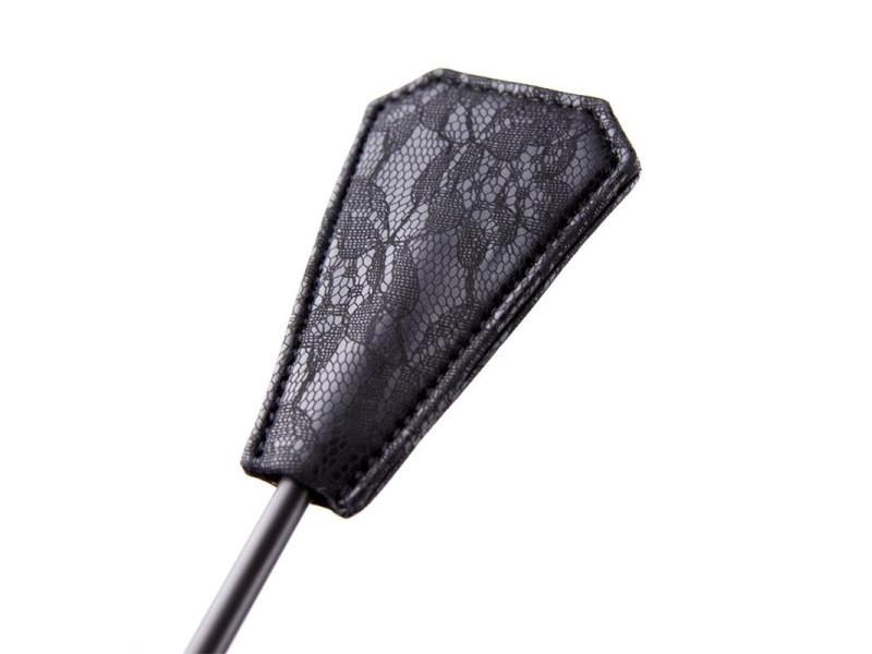 Plumero y Pala con Encaje 2 en 1 56 cm Negro