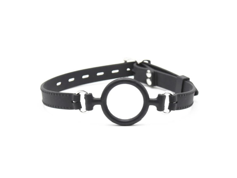 Mordaza de Aro Abierto 5 cm Negro Mordaza de Aro Abierto 5 cm Negro