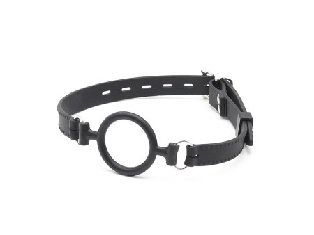 Mordaza de Aro Abierto 5 cm Negro Mordaza de Aro Abierto 5 cm Negro
