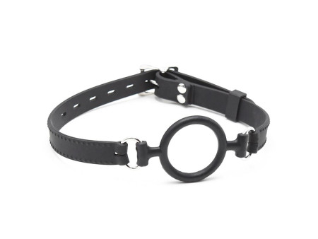 Mordaza de Aro Abierto 5 cm Negro Mordaza de Aro Abierto 5 cm Negro