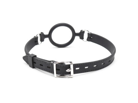 Mordaza de Aro Abierto 5 cm Negro Mordaza de Aro Abierto 5 cm Negro